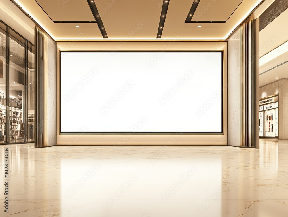 Mall mock up ad Mall mock up ad