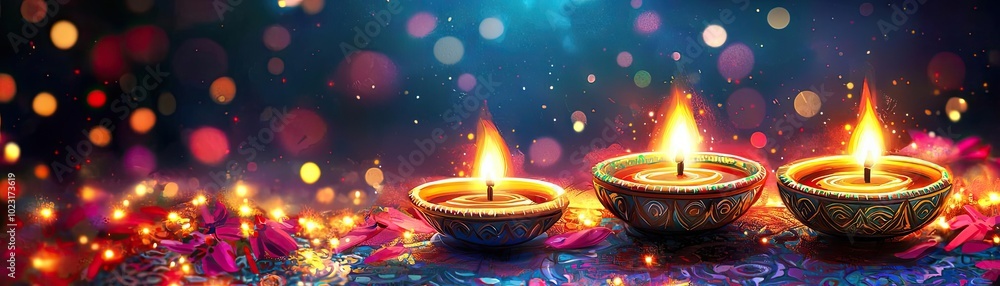 Colorful candles illuminating a festive background, creating a warm and joyful atmosphere for celebrations and gatherings. Colorful candles illuminating a festive background, creating a warm and joyful atmosphere for celebrations and gatherings.