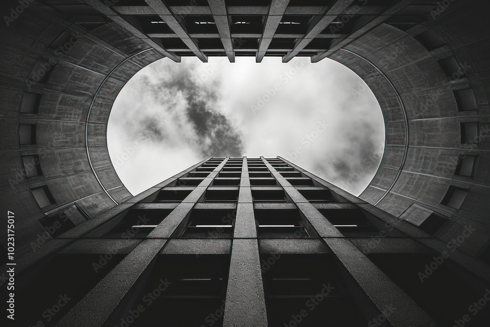 Obraz premium Building architecture window city.