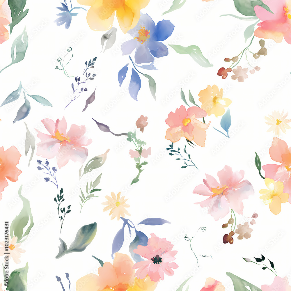 seamless background with flowers seamless background with flowers