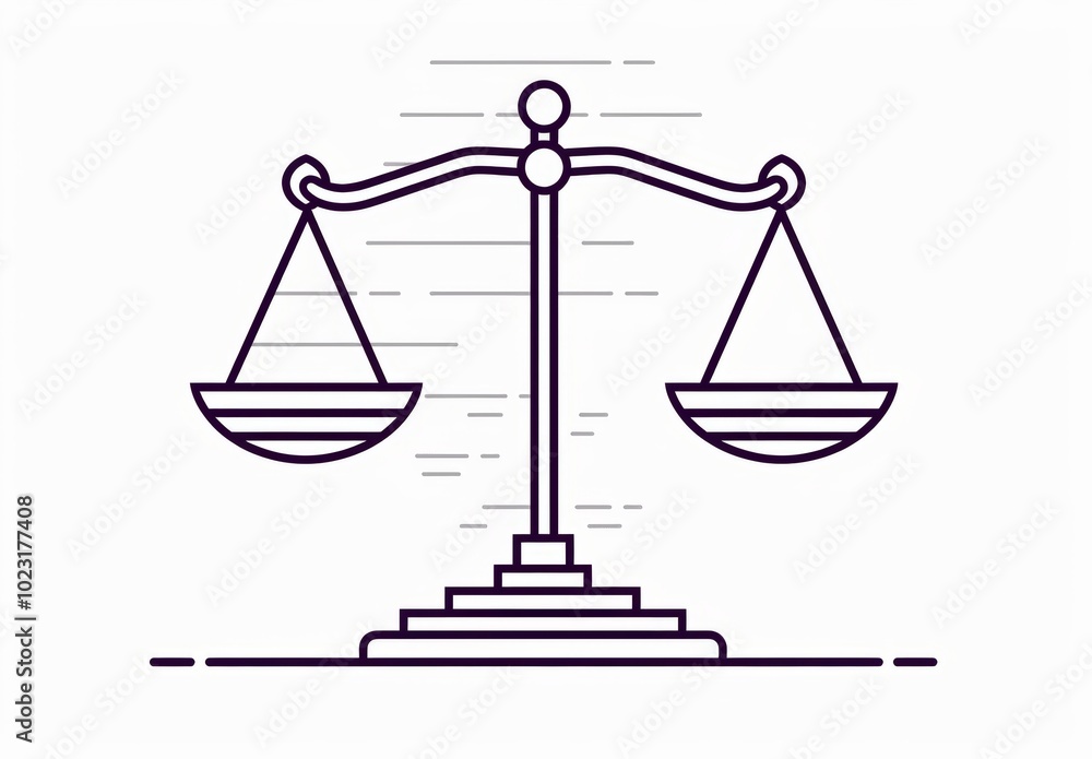 Gender Equality Balance Icon Gender Equality Balance Icon