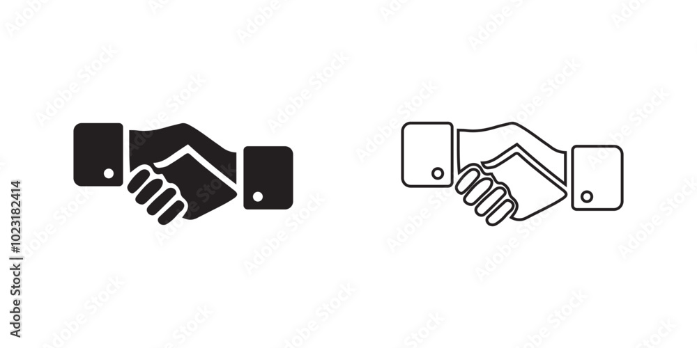 Handshake icon Illustration artwork Handshake icon Illustration artwork
