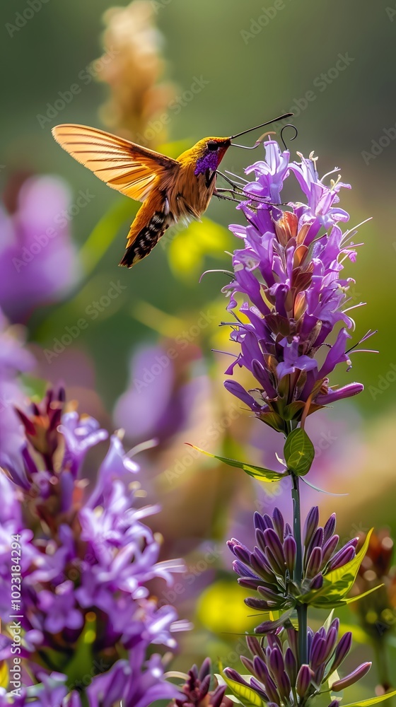 It is a purple coneflower and a prairie gayfeather made with generative AI It is a purple coneflower and a prairie gayfeather made with generative AI
