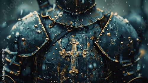 Knight's Holy Armor: Medieval Chivalry and Faith in Dark Fantasy