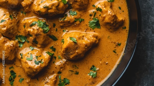 Creamy Chicken Korma Close-Up Delight