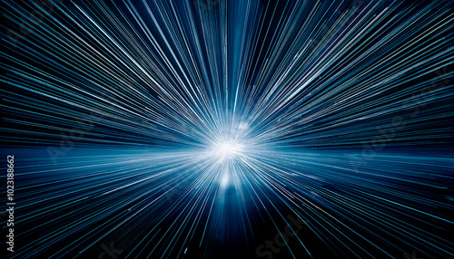 中央から光が放射されている背景素材
