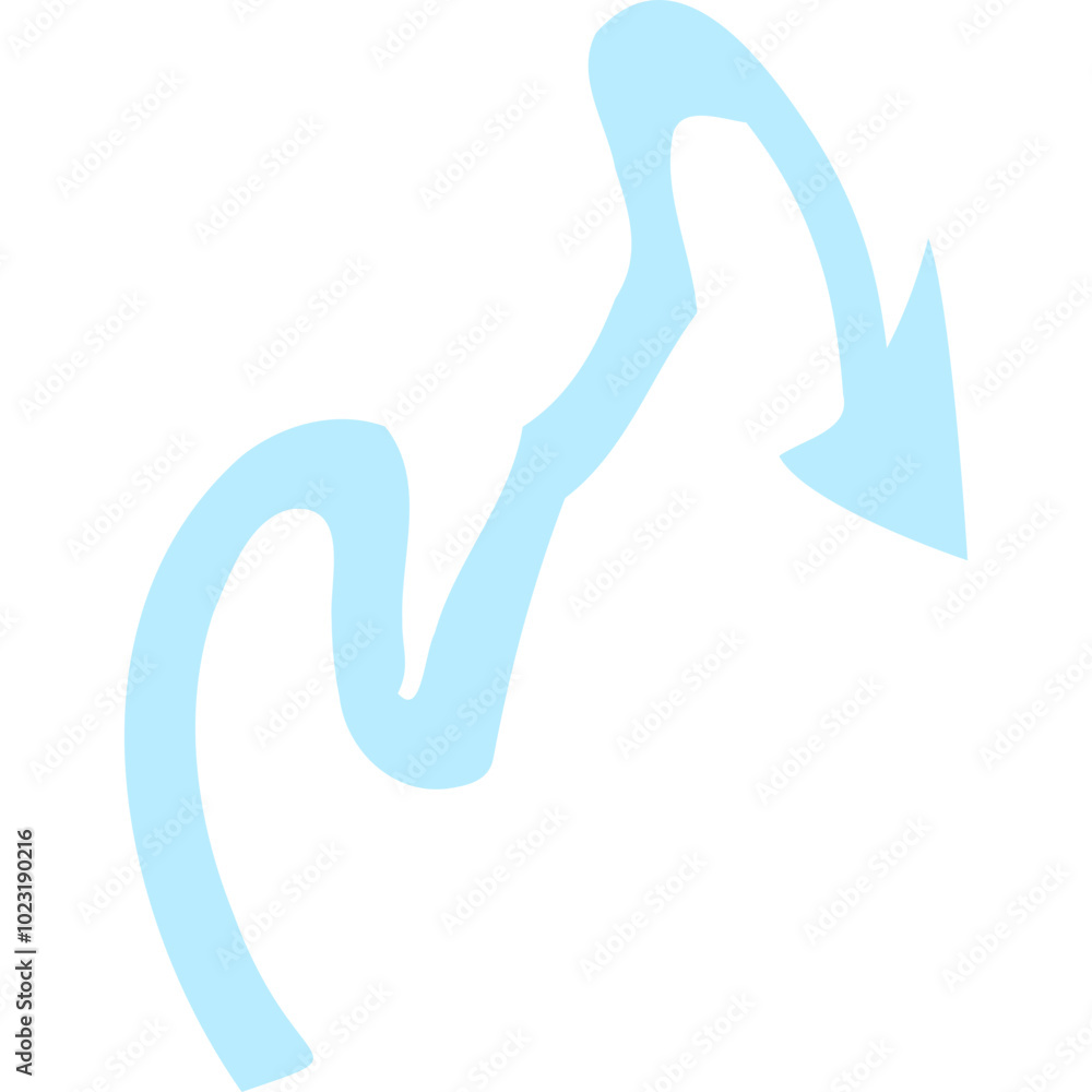 Obraz premium Attractive And Decorative Pointing Arrow Icon Element