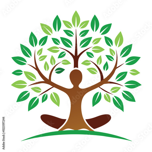 do yoga tree logo here