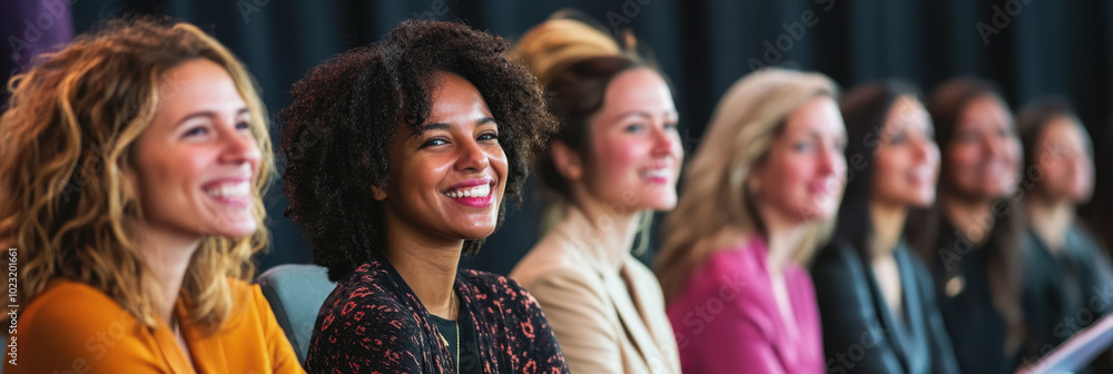 Women's Entrepreneurship Day. a business woman. the girl works in the office Women's Entrepreneurship Day. a business woman. the girl works in the office