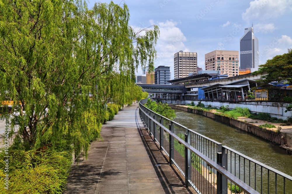 Klang riverside walk Kuala Lumpur, Malaysia Klang riverside walk Kuala Lumpur, Malaysia