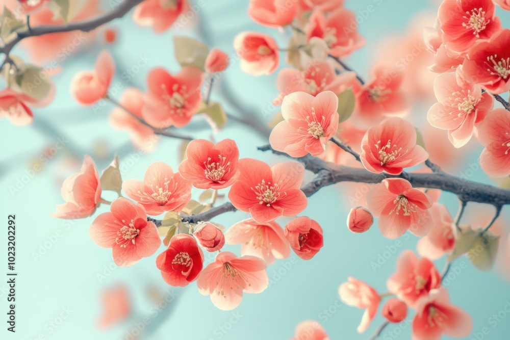 floral pattern design, gorgeous digital floral artwork in red and pink shades against a light blue backdrop, brings elegance and charm to any project floral pattern design, gorgeous digital floral artwork in red and pink shades against a light blue backdrop, brings elegance and charm to any project