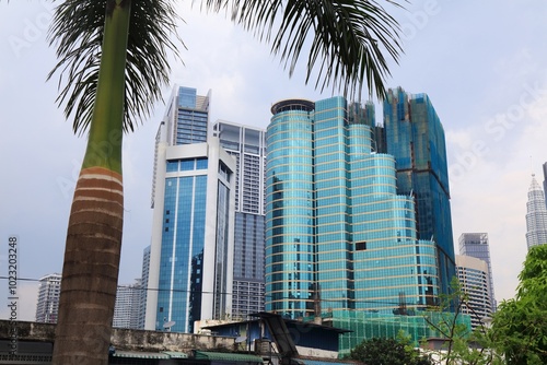 Canvas Print Kuala Lumpur Jalan Ampang skyline