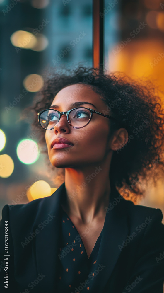 Women's Entrepreneurship Day. a business woman. the girl works in the office Women's Entrepreneurship Day. a business woman. the girl works in the office