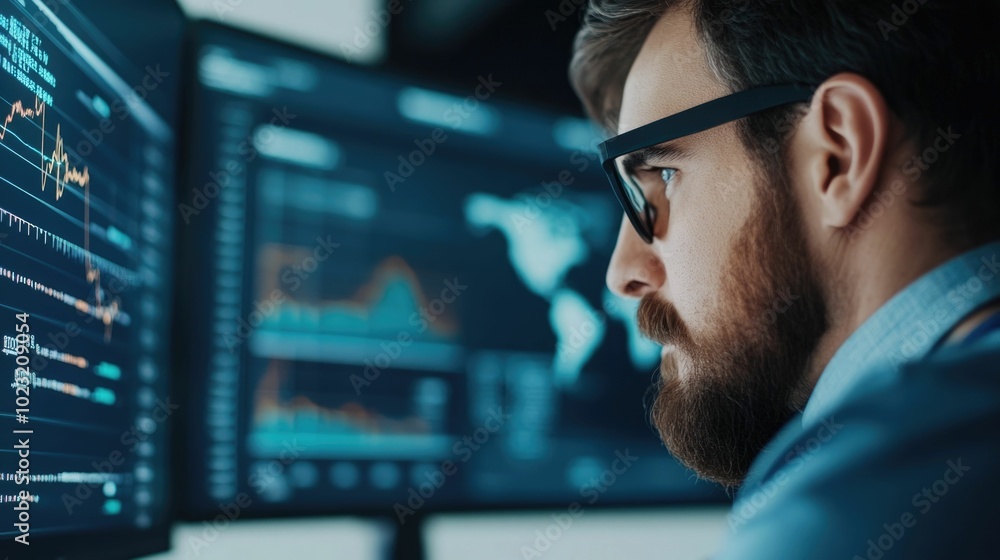 Corporate professionals analyzing comprehensive data and metrics on renewable energy adoption carbon emissions reduction Corporate professionals analyzing comprehensive data and metrics on renewable energy adoption carbon emissions reduction