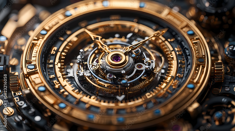 clock gear background and abstract . 3d, rendering, illustration