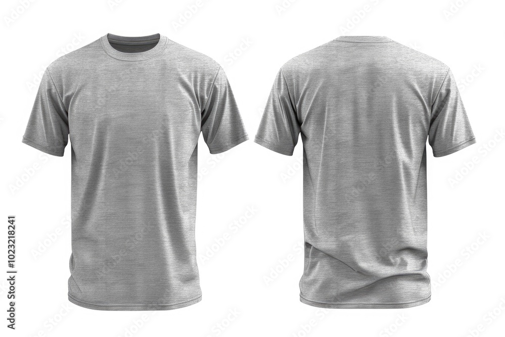 Grey t shirt mockup template for print design presentation. Grey t shirt mockup template for print design presentation.