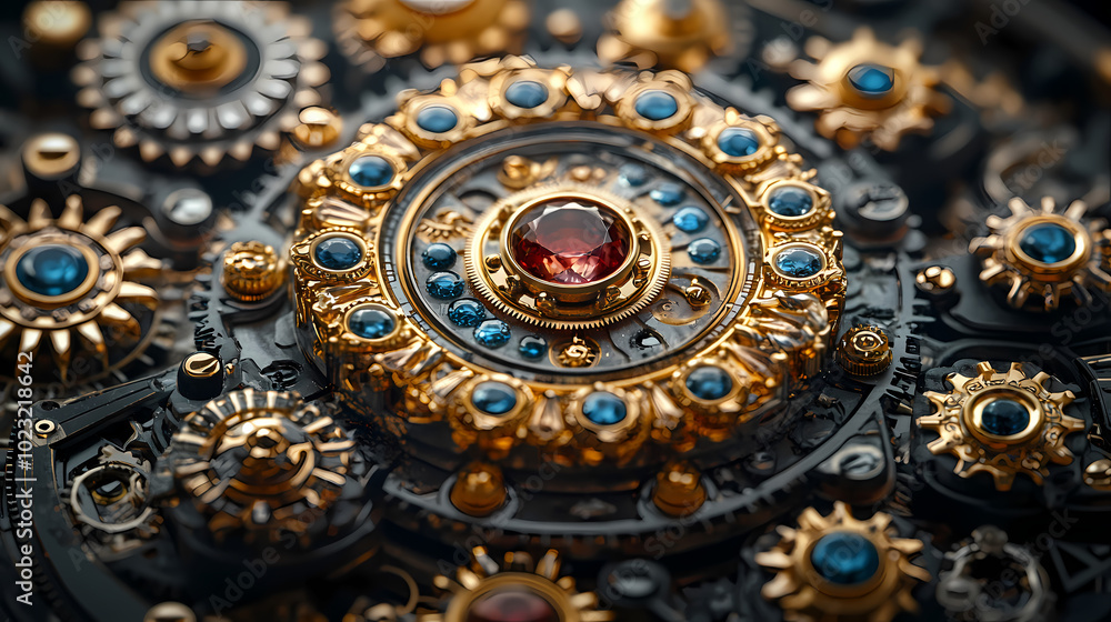 clock gear background and abstract . 3d, rendering, illustration clock gear background and abstract . 3d, rendering, illustration