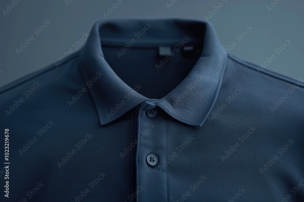Navy Polo Shirt Mockup High Resolution to Customize