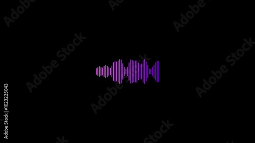Latar belakang gelombang suara abstrak dengan gradien, equalizer gerakan gelombang, gelombang audio digital. photo