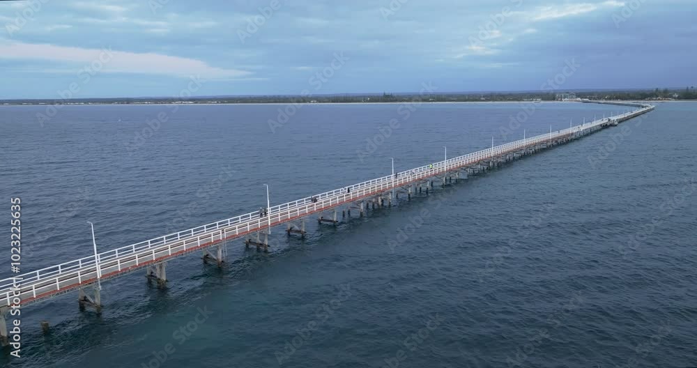 Busselton Jetty Coastal aerials Western Australia in 4K Busselton Jetty Coastal aerials Western Australia in 4K