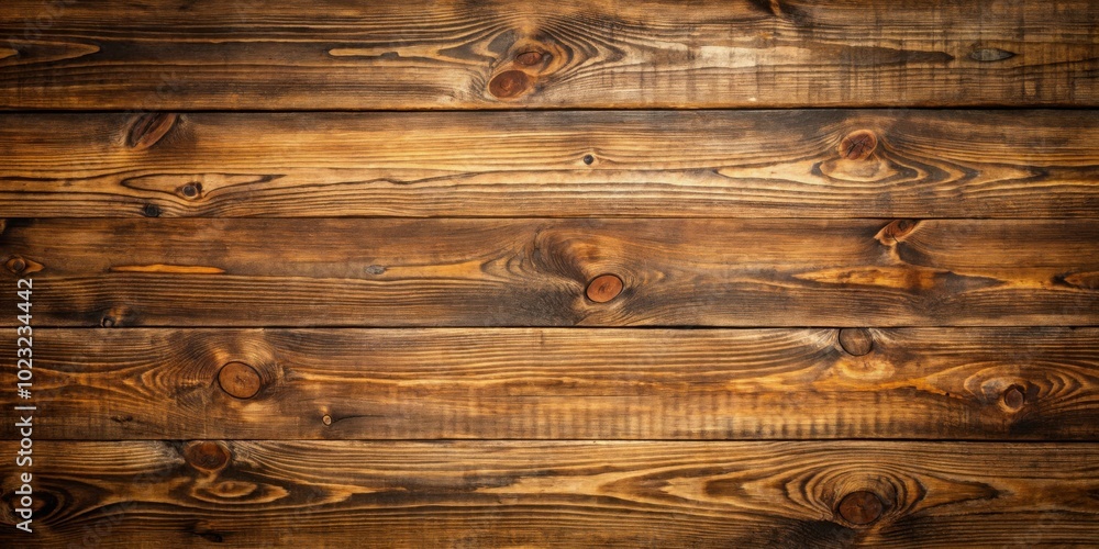 Rustic Wooden Planks with a Rich, Deep Brown Hue and Natural Knots Displaying the Beauty of Aged Timber Rustic Wooden Planks with a Rich, Deep Brown Hue and Natural Knots Displaying the Beauty of Aged Timber