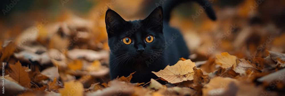 Black Cat Protection Day. a black cat. a pet Black Cat Protection Day. a black cat. a pet