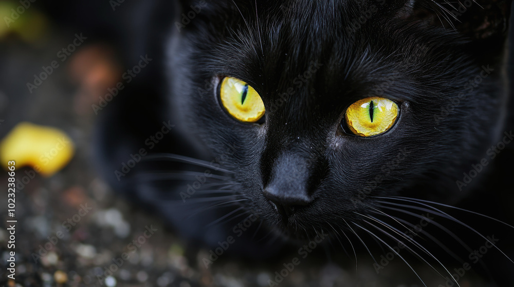 Black Cat Protection Day. a black cat. a pet Black Cat Protection Day. a black cat. a pet