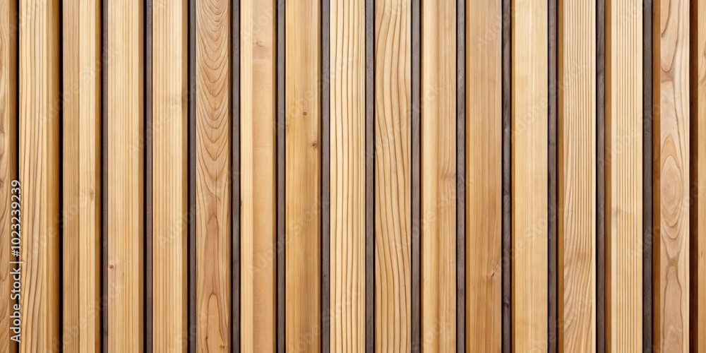A close-up view of a wood panel with narrow vertical slats, showcasing the natural grain and texture of the wood A close-up view of a wood panel with narrow vertical slats, showcasing the natural grain and texture of the wood