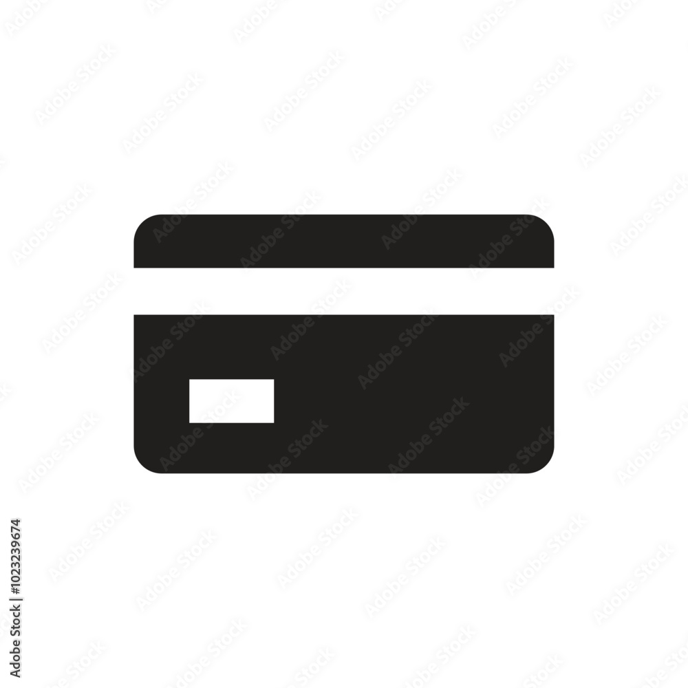 Credit card icon logo design template isolated illustration Credit card icon logo design template isolated illustration