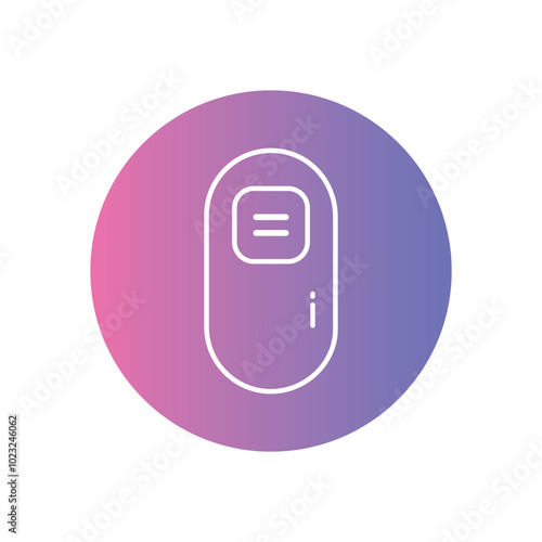 Scrollbar vector icon stock illustration