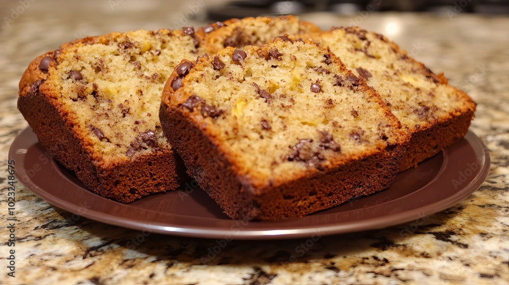 Moist and sweet banana bread, made with ripe bananas and often studded with nuts or chocolate chips, is the perfect snack, dessert, or breakfast delight. Moist and sweet banana bread, made with ripe bananas and often studded with nuts or chocolate chips, is the perfect snack, dessert, or breakfast delight.