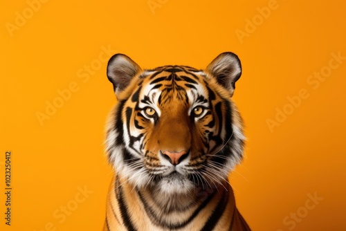 A tiger wildlife portrait animal.