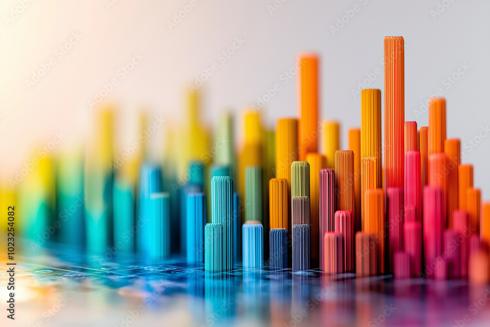 Multi colored chart isolate on white background, png transparent die cut. Multi colored chart isolate on white background, png transparent die cut.