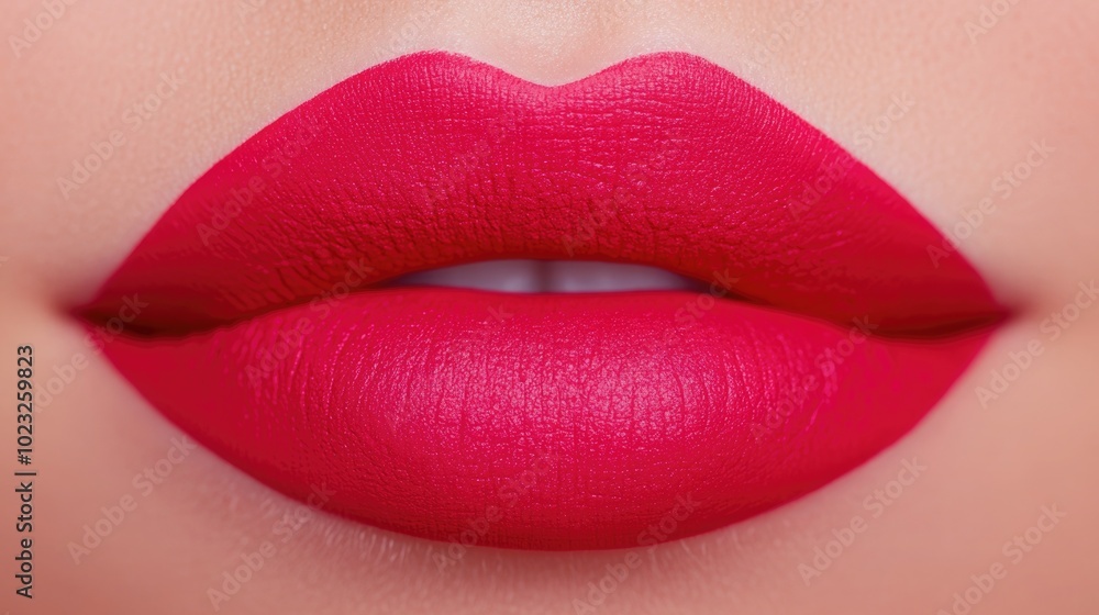 Close-Up of Red Vegan Lipstick Made with Pigment from Chinese Red Radish Highlighting Natural Beauty Close-Up of Red Vegan Lipstick Made with Pigment from Chinese Red Radish Highlighting Natural Beauty
