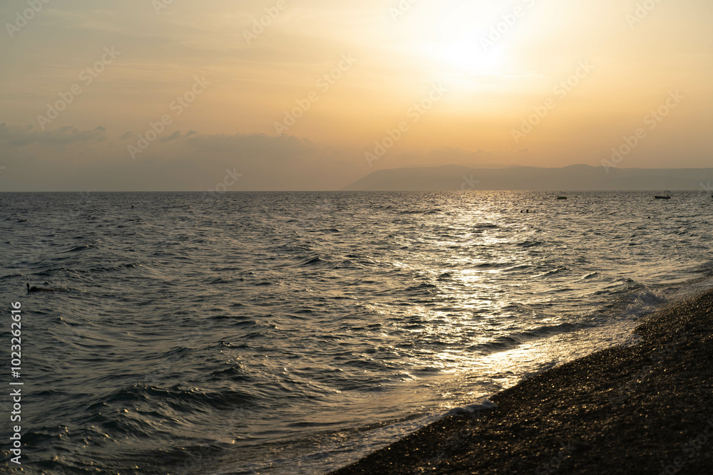 Sunset at the beach in Croatia Sunset at the beach in Croatia