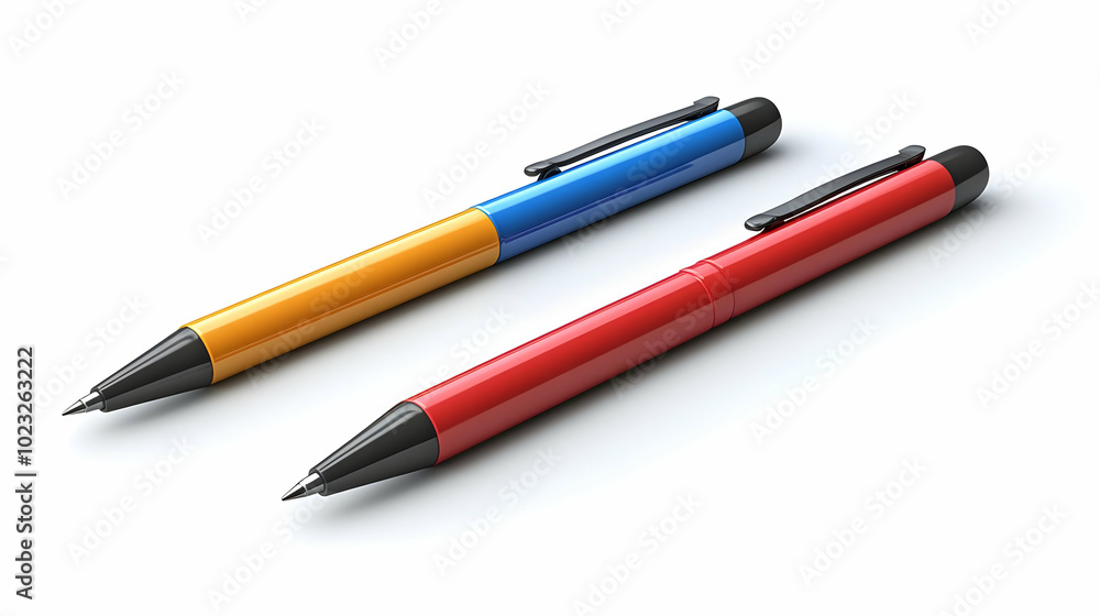 3D Icon of a Virtual Whiteboard with Glossy Pens - Symbolizing Collaboration and Creativity in Remote Work, Isolated on White Background 3D Icon of a Virtual Whiteboard with Glossy Pens - Symbolizing Collaboration and Creativity in Remote Work, Isolated on White Background