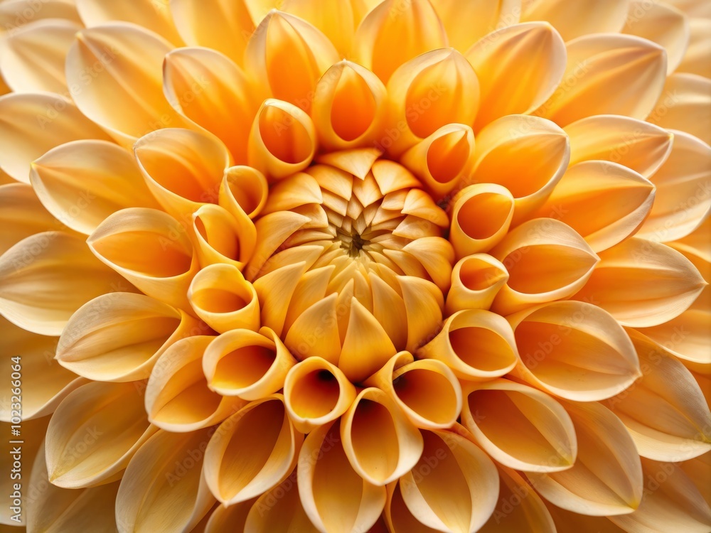 Butterscotch petals unfolding like a flower, revealing a delicate, crystalline structure at its center. Butterscotch petals unfolding like a flower, revealing a delicate, crystalline structure at its center.