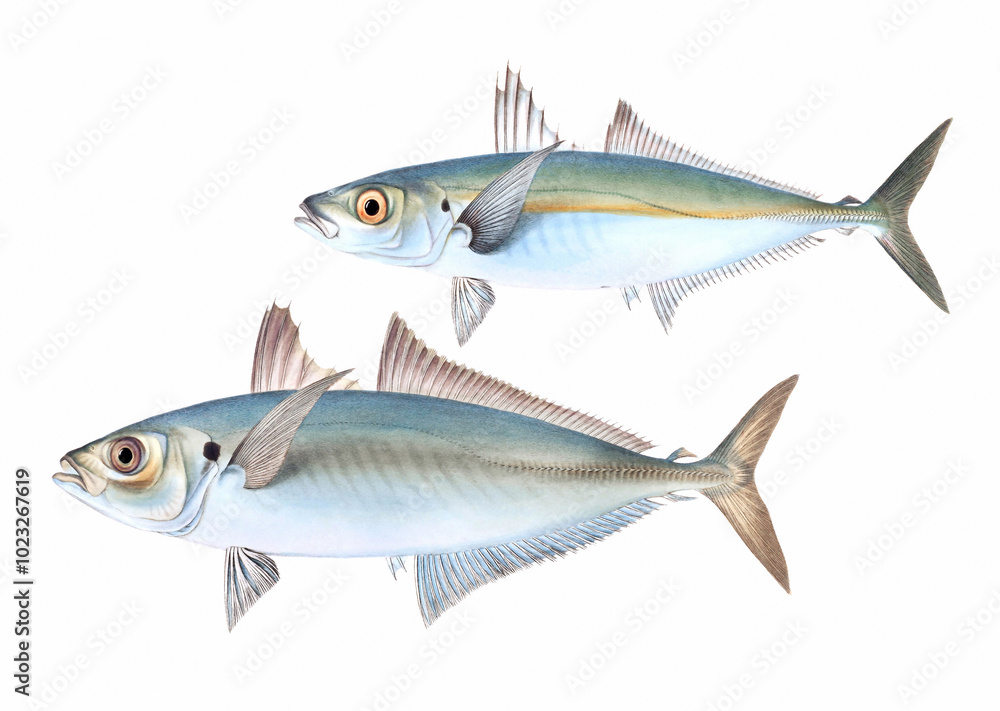 Fish illustration. A vibrant print created using digital watercolor techniques, showcasing the beauty of aquatic life. Fish illustration. A vibrant print created using digital watercolor techniques, showcasing the beauty of aquatic life.