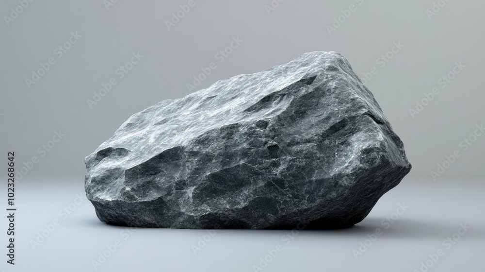 Gray Rock on Grey Background Gray Rock on Grey Background