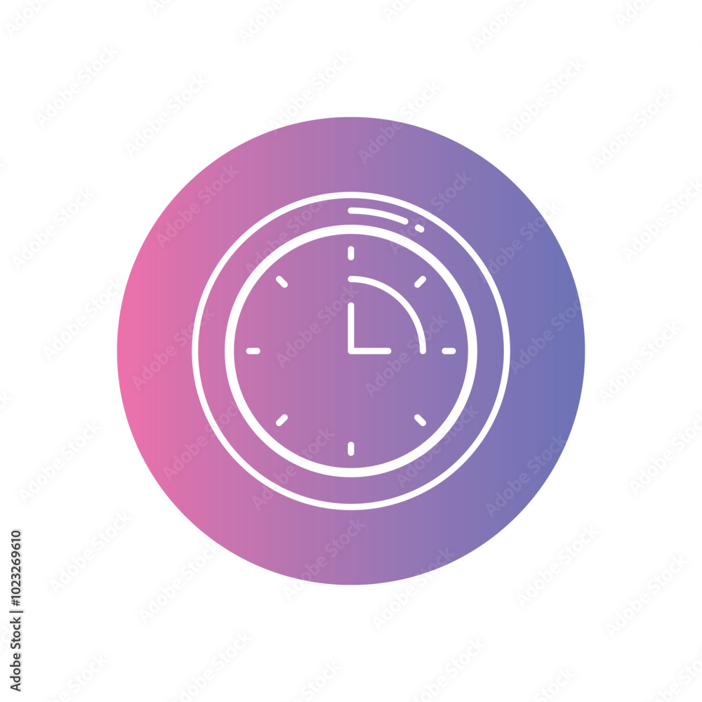 Time Picker vector icon stock illustration Time Picker vector icon stock illustration