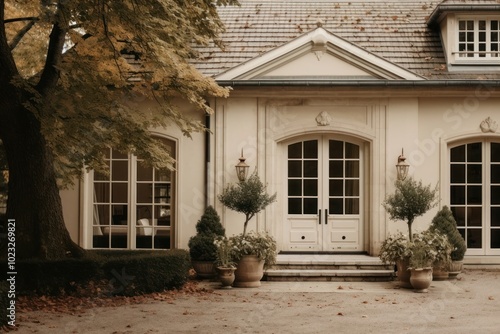 A real house architecture building window.  Image by rawpixel. photo