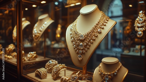 Sparkling Jewelry Display photo