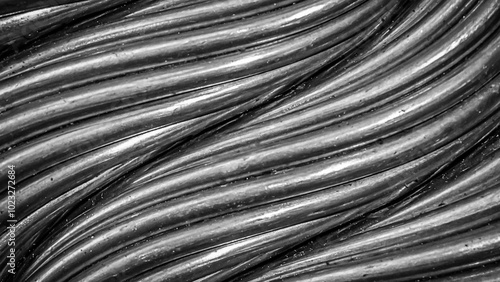 texture of silver steel wires