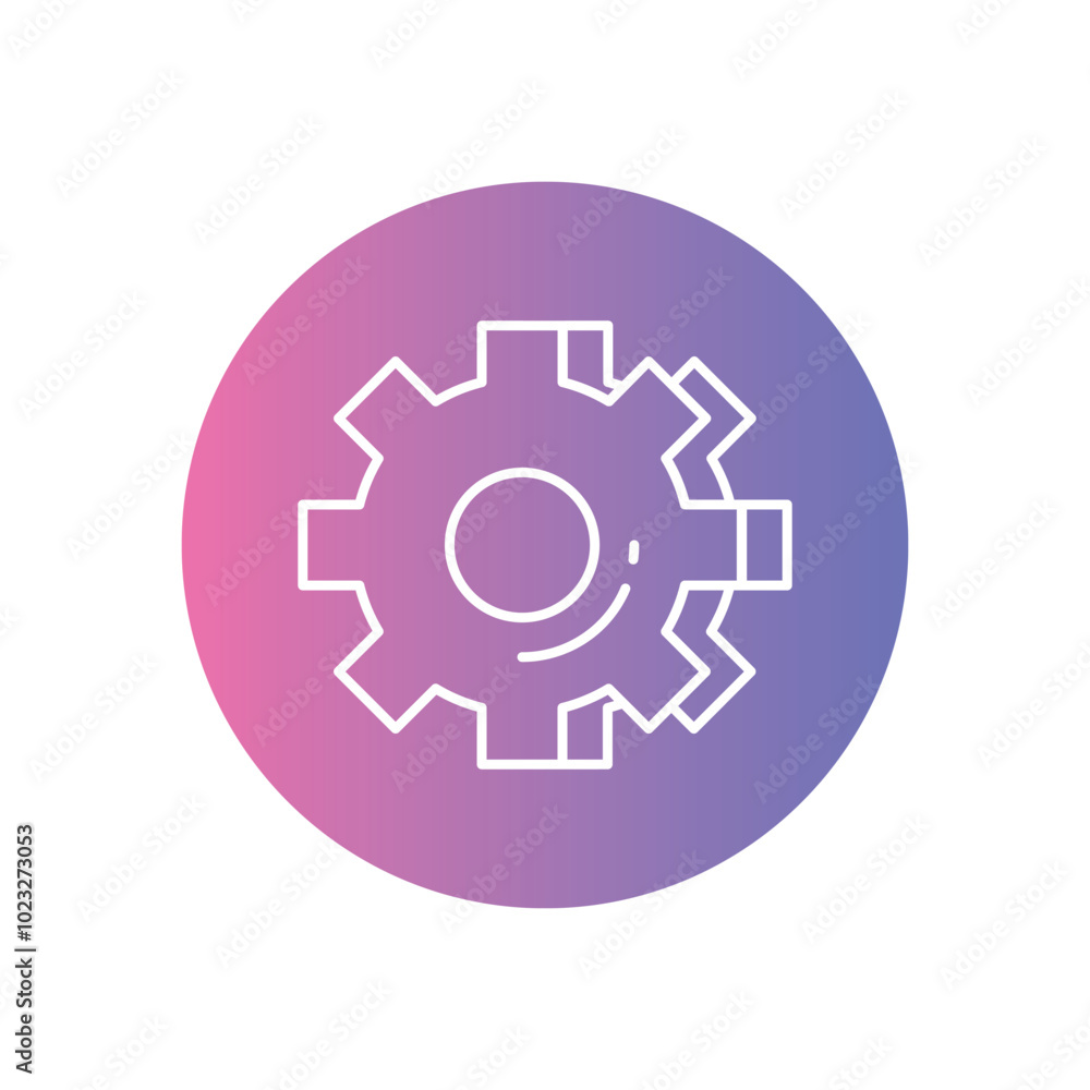 Setting vector icon stock illustration Setting vector icon stock illustration