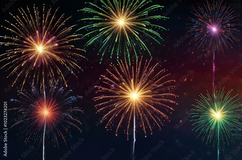 fireworks in the sky fireworks in the sky