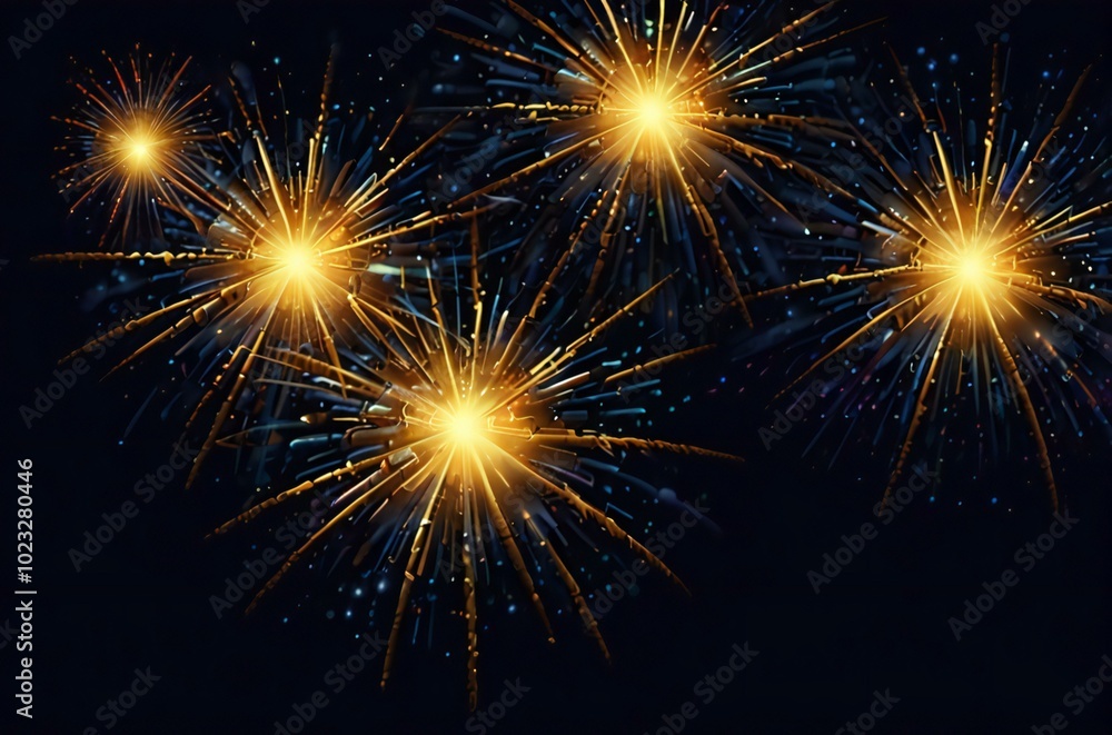 fireworks on black background fireworks on black background