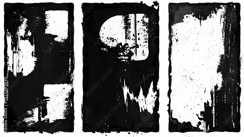bstract grunge textures. Graffiti set. Vector illustration. bstract grunge textures. Graffiti set. Vector illustration.