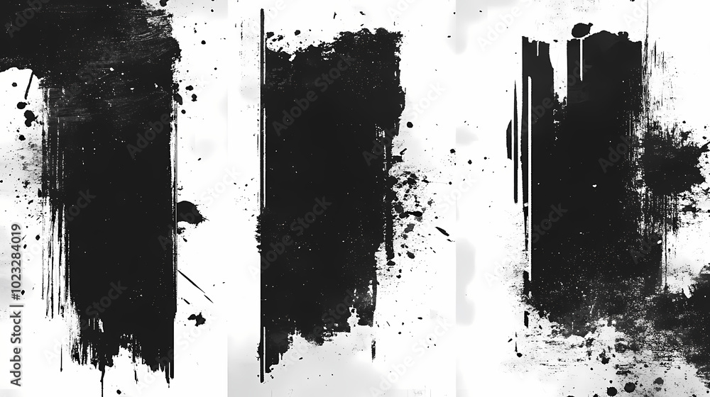 bstract grunge textures. Graffiti set. Vector illustration. bstract grunge textures. Graffiti set. Vector illustration.