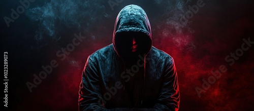 Mysterious Figure in Smoke