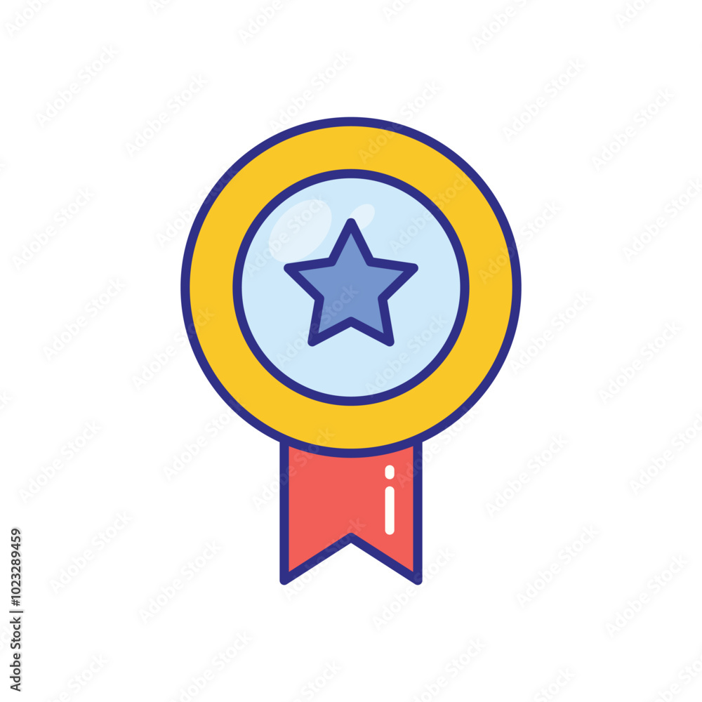 Badge vector icon stock illustration Badge vector icon stock illustration